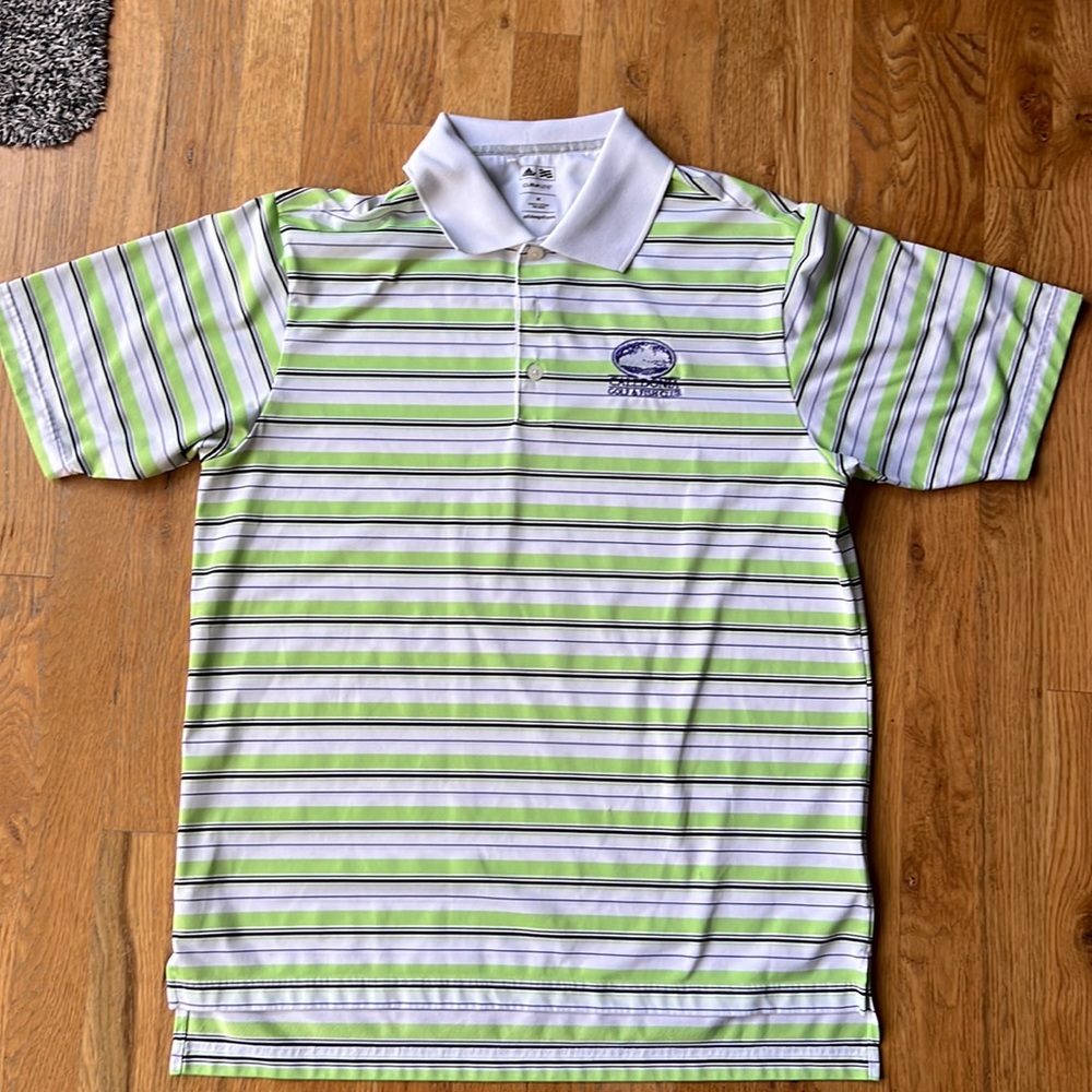 Mens Adidas golf collared shirt